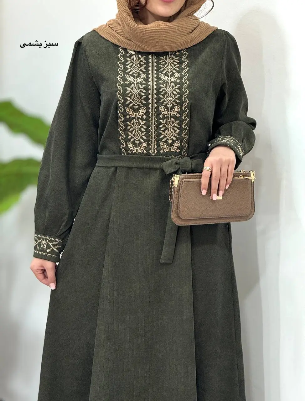 پیراهن مانتویی گلدوزی هدیه